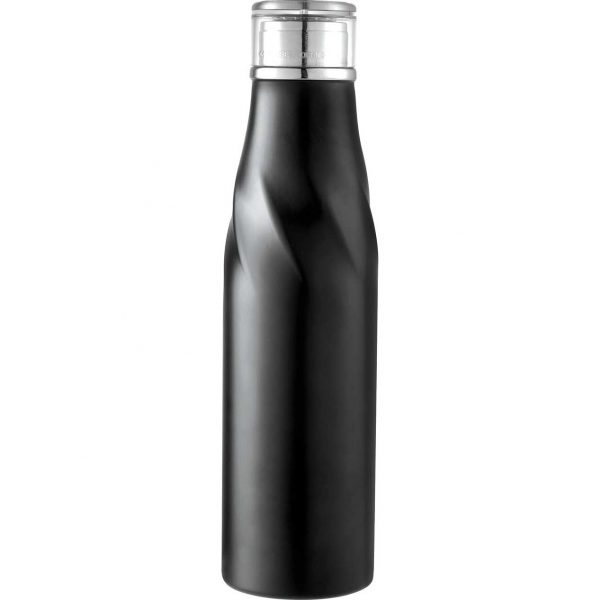 4074BK Hugo Auto Seal Copper Vacuum Bottle Black