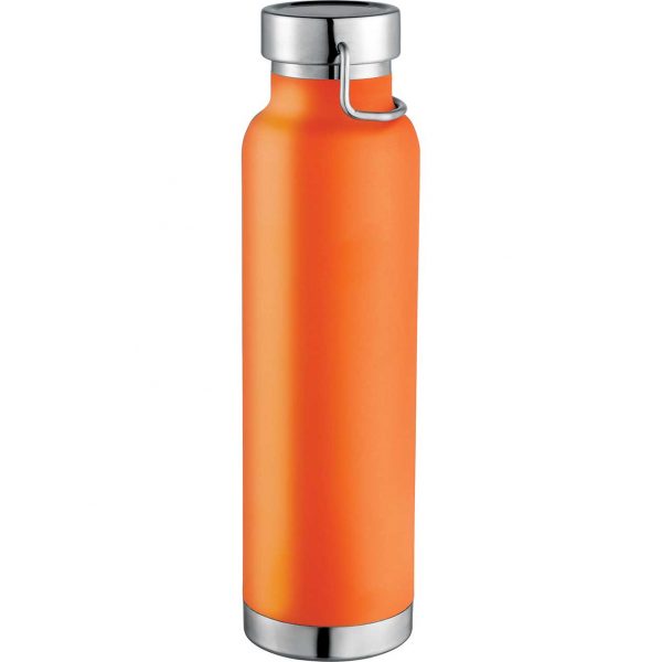 4075OR Thor Copper Vacuum Bottle Orange