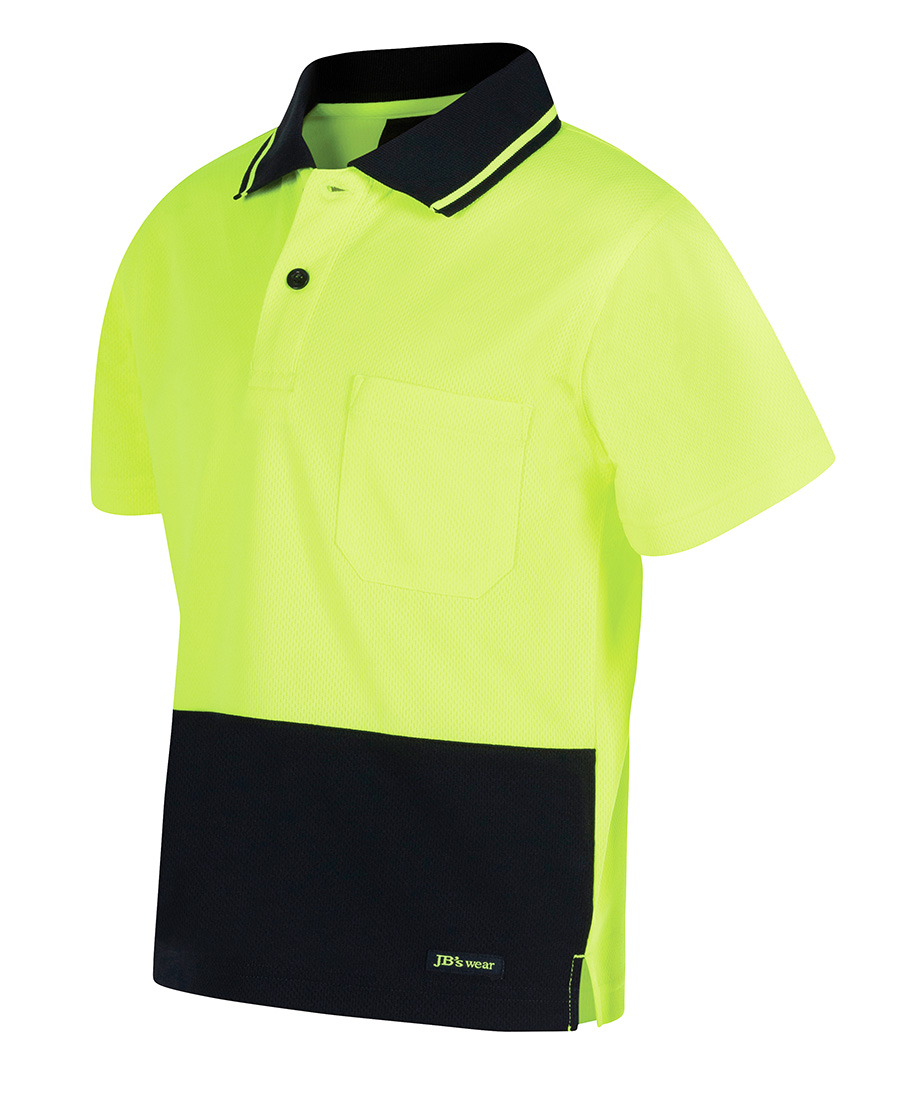 JB'S KIDS HI VIS NON CUFF TRADITIONAL POLO - Image Group