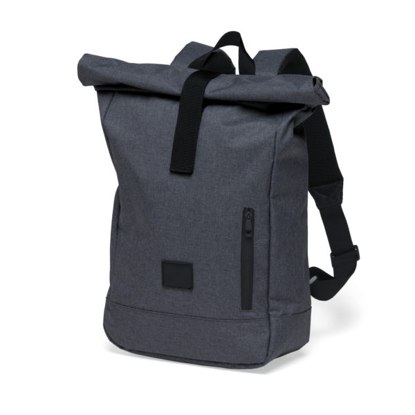 smpli bounce roll top backpack angled left
